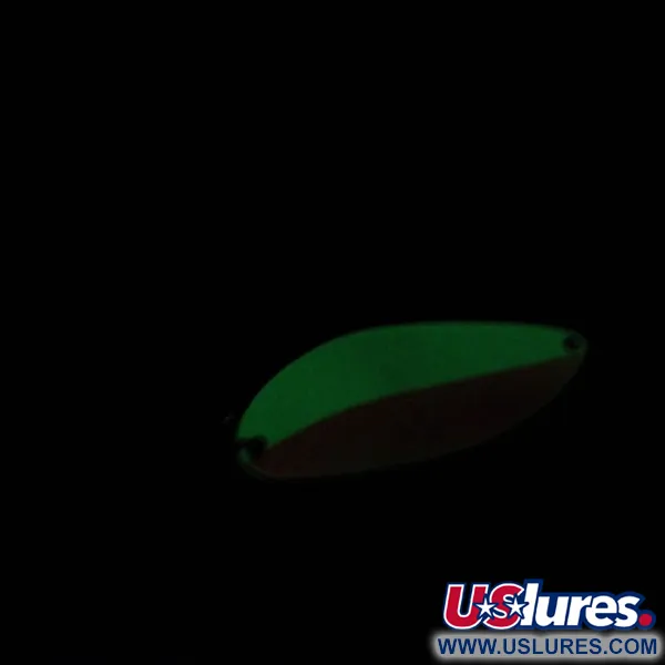 Vintage Seneca Little Cleo (Hula Girl) Glow, 1/4oz White / Orange fishing spoon #0374