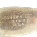 Vintage  Eppinger Dardevle Dardevlet , 3/4oz Crystal (Silver Scale)  fishing spoon #0379