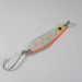 Vintage  Luhr Jensen Needlefish 2, 3/32oz White / Orange / Yellow / Green fishing spoon #0386