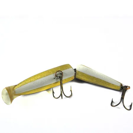 Vintage Rapala CDJ-11countdown jointed, 3/5oz Golden / Natural fishing lure #0389