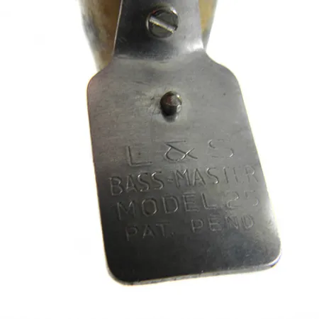 Vintage L&S Bait Mirro lure MirrOlure Bass-master model 25, 1/4oz Natural fishing lure #0390