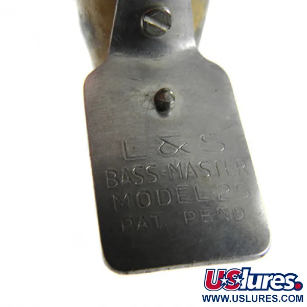 Vintage  L&S Bait Mirro lure MirrOlure Bass-master model 25, 1/4oz Natural fishing lure #0390