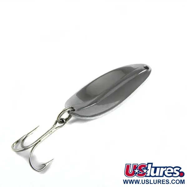 Vintage  TODDCO Main liner, 2/5oz Nickel / Blue fishing spoon #0395