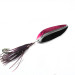 Vintage   Main liner Squid, 3/4oz Black / Pink Hologram fishing spoon #0396