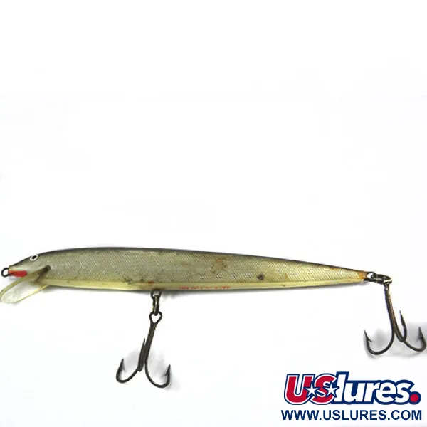 Vintage Finlandia Uistin Wobbler, 1/4oz Natural / Golden fishing lure #0399