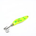 Vintage  Eppinger Dardevle Cop-E-Cat 7300, 1/3oz Fluorescent Yellow / Green fishing spoon #0407