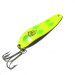 Vintage  Eppinger Dardevle Cop-E-Cat 7300, 1/3oz Fluorescent Yellow / Green fishing spoon #0416