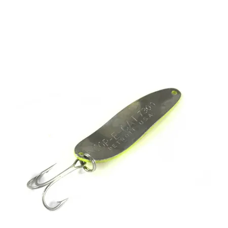 Vintage Eppinger Dardevle Cop-E-Cat 7300, 1/3oz Yellow / Red fishing spoon #0425