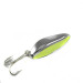 Vintage  Main liner   Main liner, 1/4oz Nickel / Fluorescent Green fishing spoon #0430