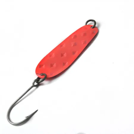 Vintage Luhr Jensen Alpena Diamond , 1/4oz Orange / Black fishing spoon #0438