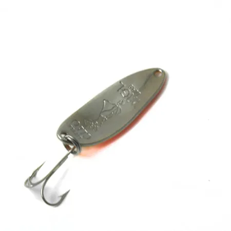 Vintage Seneca Little Cleo (Hula Girl) , 1/3oz Yellow / Orange fishing spoon #0442