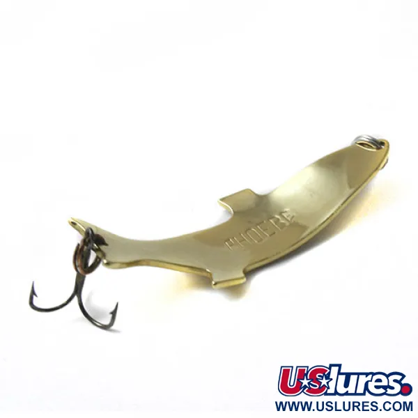Vintage Acme Phoebe 0456, 1/2oz Gold fishing spoon #0456