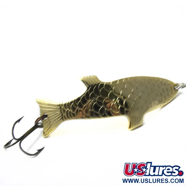 Vintage Acme Phoebe 0456, 1/2oz Gold fishing spoon #0456