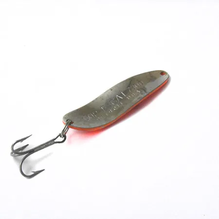 Vintage Eppinger Dardevle Cop-E-Cat 7300, 1/3oz Orange / Black fishing spoon #0457