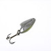 Vintage    Main liner , 1/4oz Nickel / Green / Yellow fishing spoon #0458