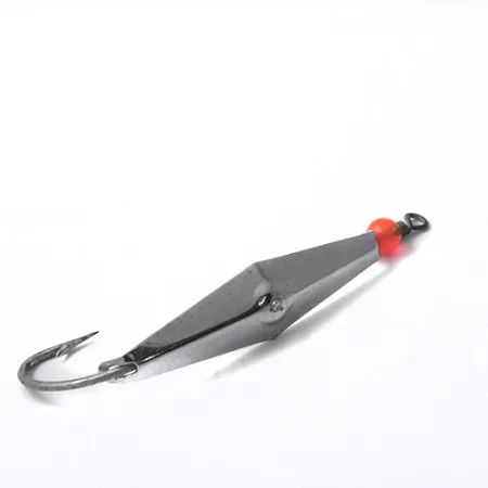 Vintage James E. Clark  Clark Spoon, 1/4oz Nickel / Red fishing spoon #0467