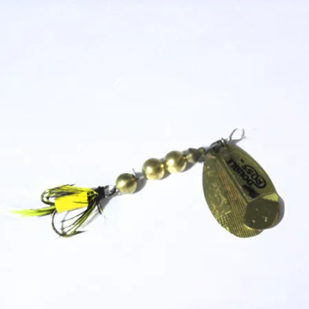 Vintage Mepps Double Cross, 1/8oz Brass spinning lure #0471