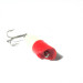 Vintage  Unknown Popper, 1/8oz Red / White fishing lure #0481