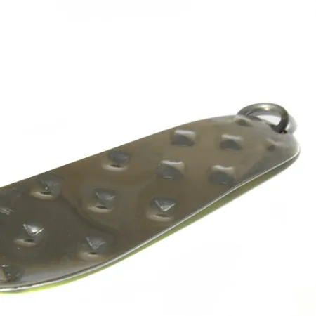 Vintage Luhr Jensen Alpena Diamond, 1/4oz Red / Yellow / Black fishing spoon #0482