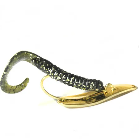 Vintage Mepps Timber Doodle 0, 1/4oz Gold fishing spoon #0490