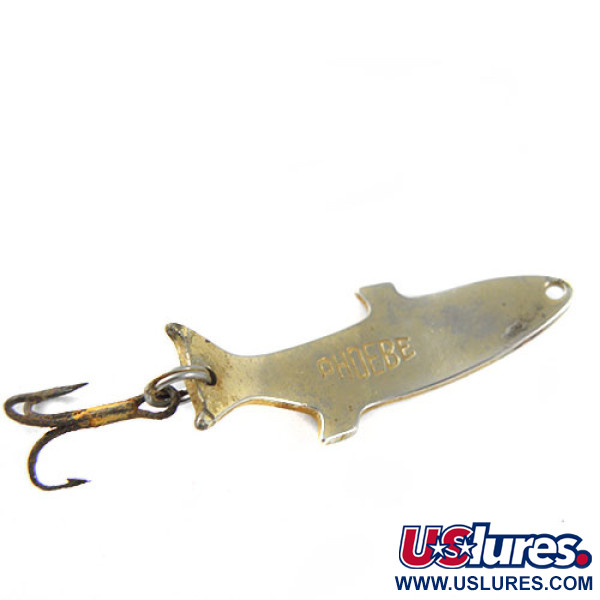 Vintage  Acme Phoebe, 3/32oz Gold fishing spoon #0494
