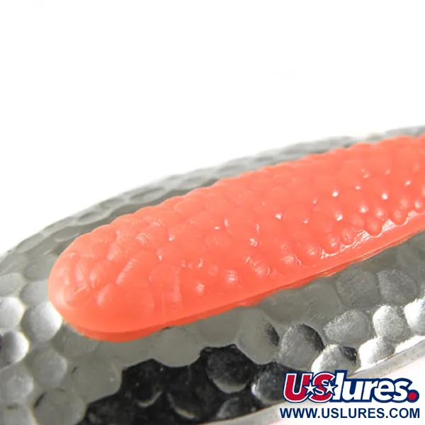 Vintage Blue Fox Pixee , 3/4oz Nickel / Orange fishing spoon #0505