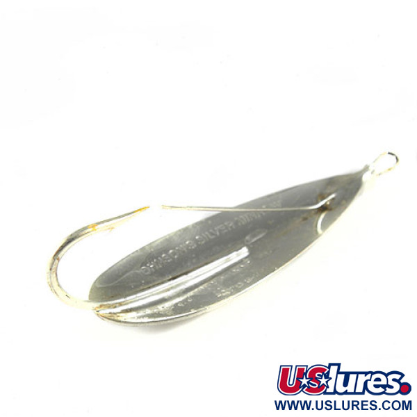 Vintage   Johnson Silver Minnow, 2/5oz Silver fishing spoon #0509