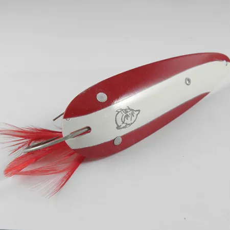 Eppinger Weedless Dardevle, 1oz Red / White fishing spoon #0514