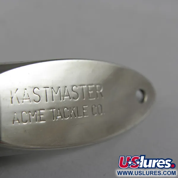 Vintage Acme Kastmaster, 1/2oz Nickel fishing spoon #0535