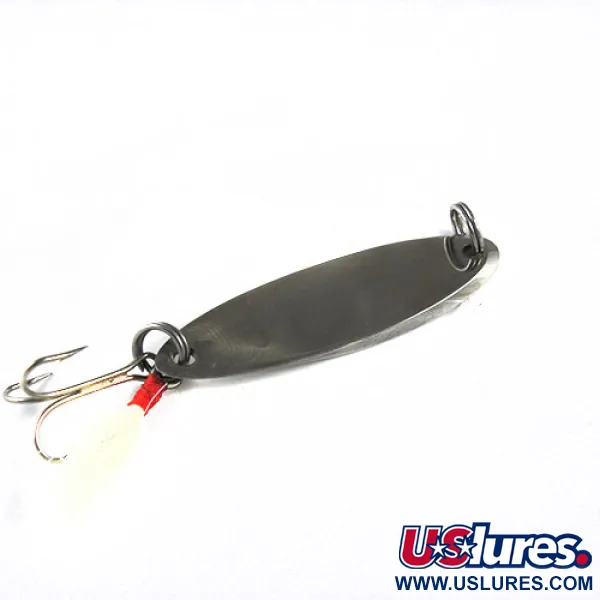 Vintage Acme Kastmaster, 3/8oz Nickel / tail fishing spoon #0536