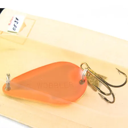 Acme K.O. Wobbler, 1/2oz Orange fishing spoon #0537