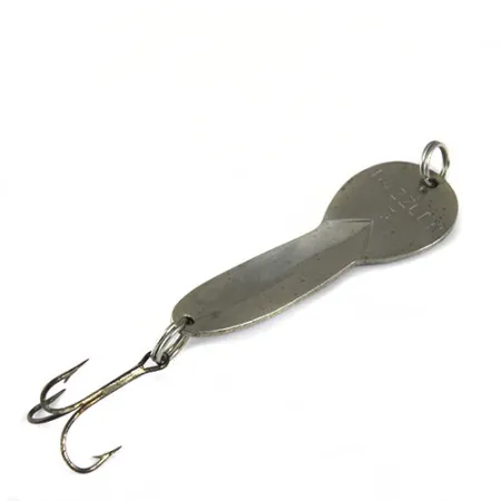Vintage Acme Dazzler #3, 3/5oz Nickel / Blue fishing spoon #0555