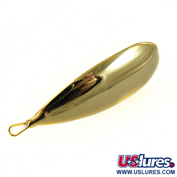   Weedless Johnson Silver Minnow, 2/5oz Gold fishing spoon #0558