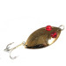 Vintage  Hofschneider Red Eye junior, 1/2oz Bronze (Brass) / Red Eyes fishing spoon #0562