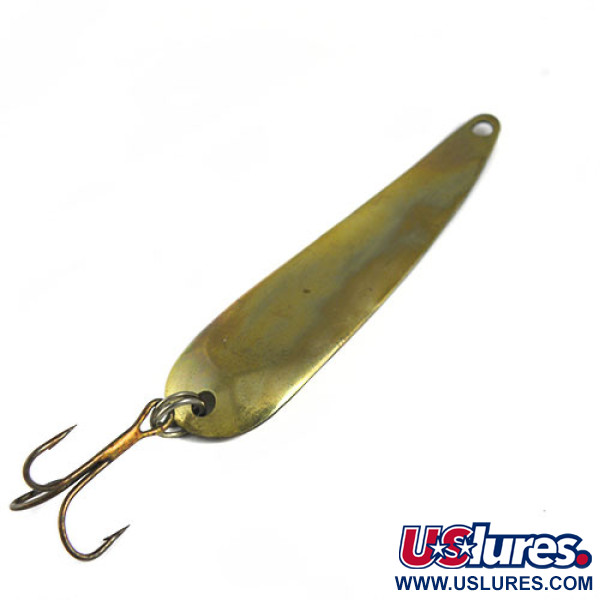 Vintage  Eppinger Dardevle ThinDevle, 2/5oz Brass fishing spoon #0563