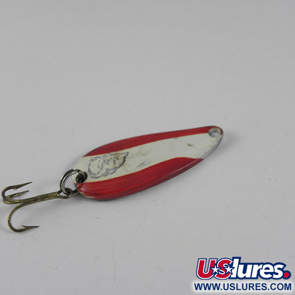 Vintage  Eppinger Dardevle Midget, 3/16oz Red / White fishing spoon #0578