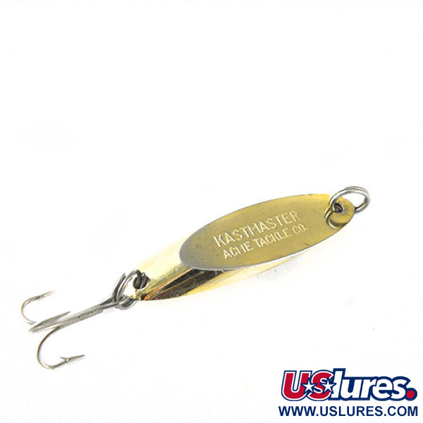 Vintage  Acme Kastmaster, 1/4oz Gold fishing spoon #0585