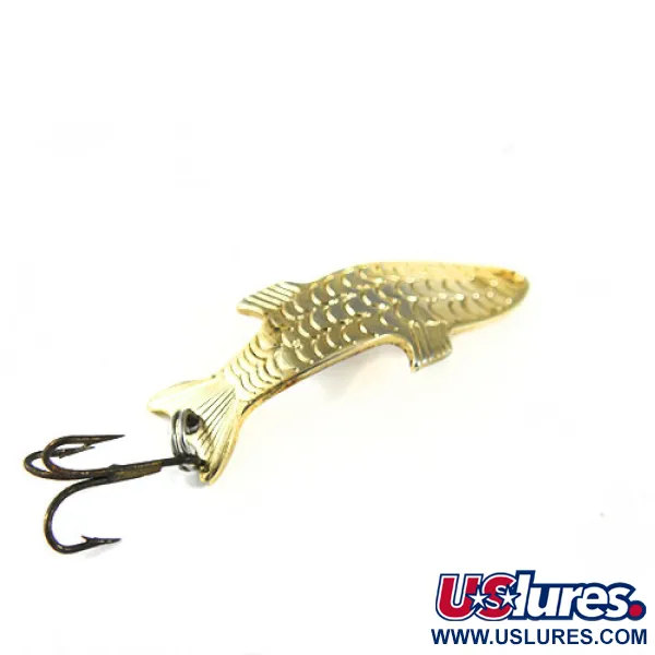 Vintage Acme Phoebe, 1/8oz Gold fishing spoon #0602