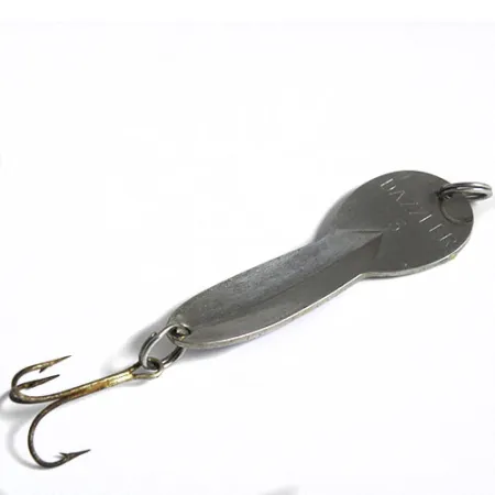 Vintage Acme Dazzler #3, 3/5oz Nickel / Blue fishing spoon #0609