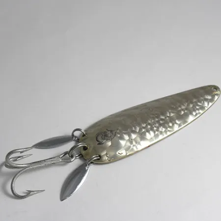 Vintage Eppinger Dardevle Klicker, 1oz Crystal (Silver Scale)  fishing spoon #0610