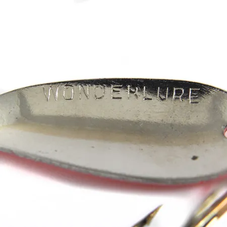 Vintage Acme Wonderlure, 1/4oz Fluorescent Orange fishing spoon #0617