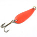 Vintage  Acme Wonderlure, 1/4oz Fluorescent Orange fishing spoon #0617