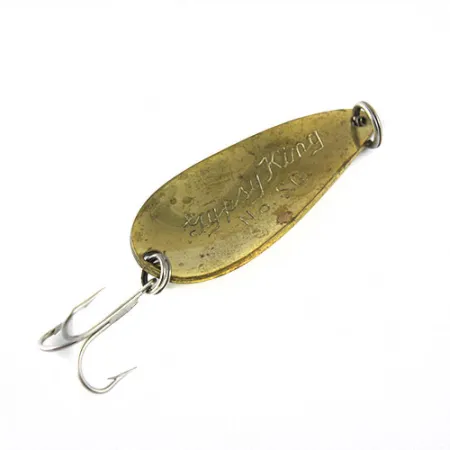 Vintage Weller GYPSY KING S 0, 1/4oz Brass fishing spoon #0621