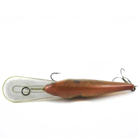 Vintage Mister Twister Sportfisher, 3/16oz Brown / Yellow fishing lure #0623