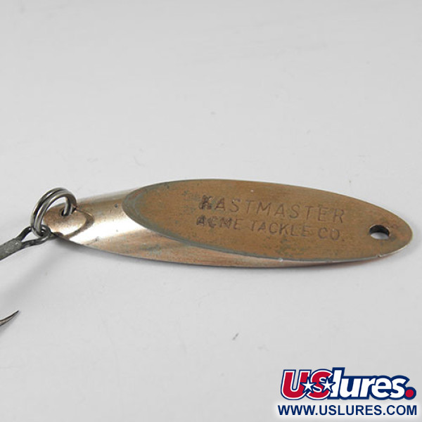 Vintage  Acme Kastmaster, 3/8oz Bronze (Brass) fishing spoon #0624