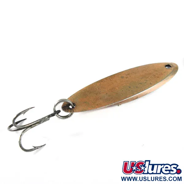 Vintage Acme Kastmaster, 3/8oz Bronze (Brass) fishing spoon #0624