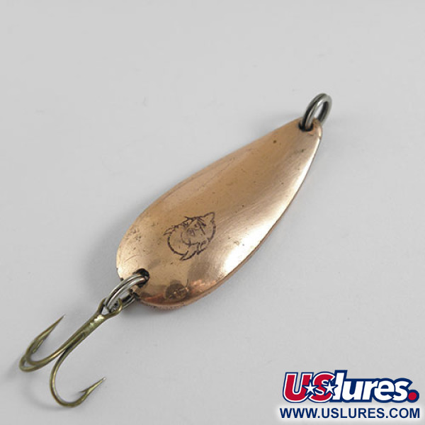 Vintage  Eppinger Dardevle Spinnie, 1/3oz Copper fishing spoon #0628