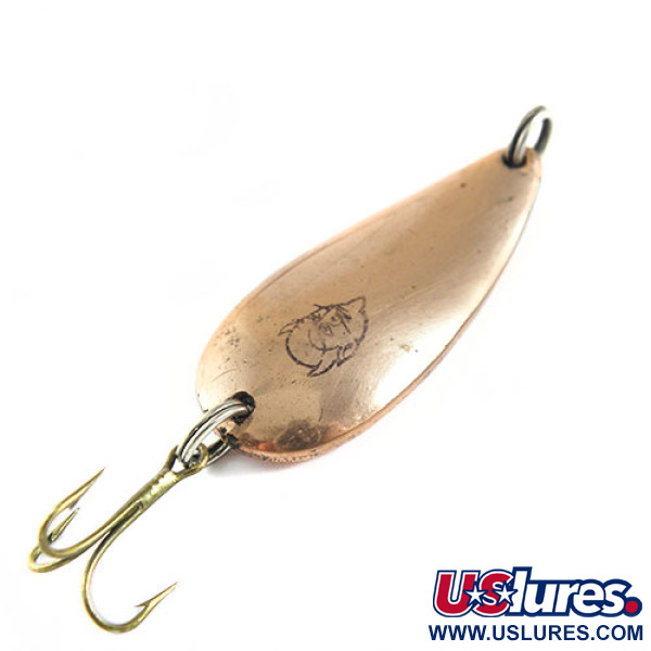 Vintage  Eppinger Dardevle Spinnie, 1/3oz Copper fishing spoon #0628