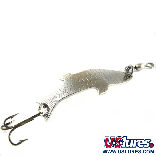 Vintage Acme Phoebe, 3/16oz Nickel fishing spoon #0629