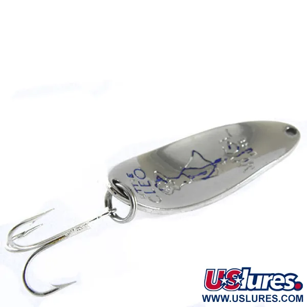 Vintage  Seneca Little Cleo, 1/3oz Nickel fishing spoon #0634
